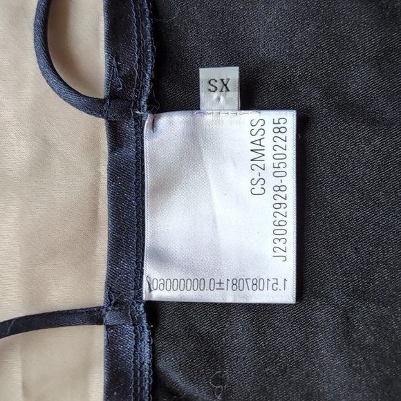 Sparkly Dark Blue Mini Dress with Ruffle Sash Detail XS - Picture 4 of 7